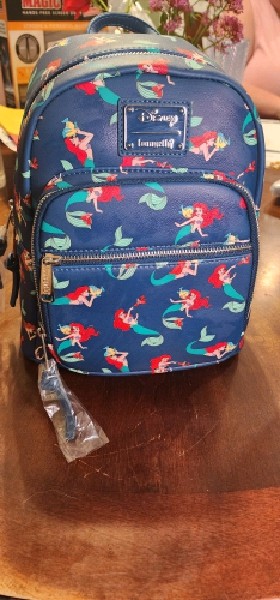 Loungefly Disney Little Mermaid Ariel Blue Mini Backpack