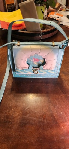 Disney Danielle Nicole The Little Mermaid Ship in a Bottle Crossbody Bag