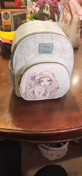 Loungefly Disney The Little Mermaid Blue Sketch Mini Backpack