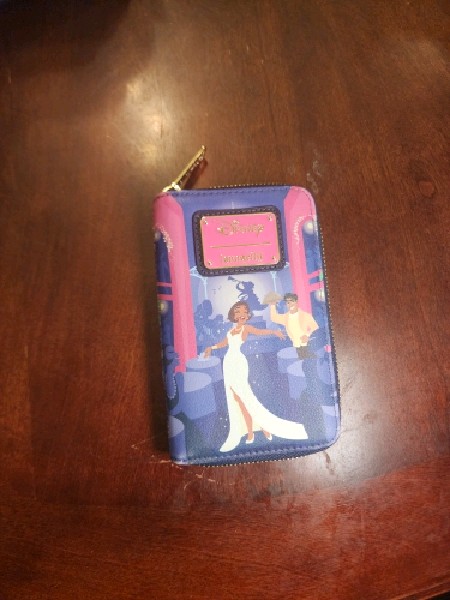 LOUNGEFLY Disney Princess & The Frog Tiana's Palace Zip Around Wallet
