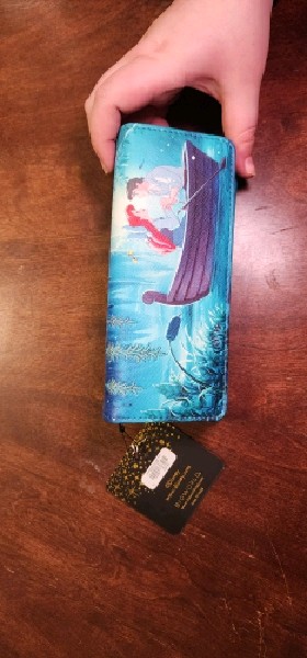 Bioworld Disney Little Mermaid Ariel & Eric Kiss the Girl Flap Wallet