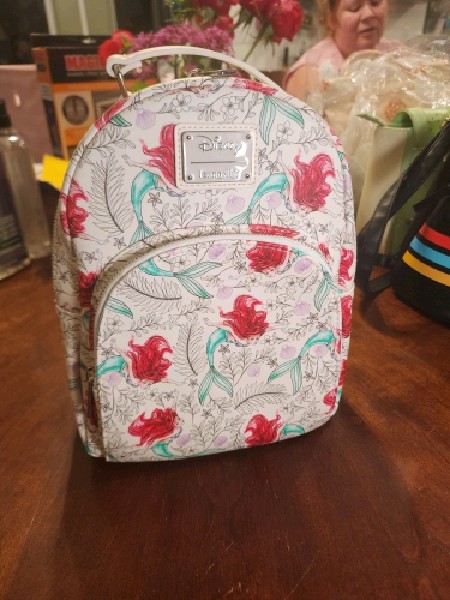 Loungefly Little Mermaid Ariel AOP Mini Backpack